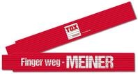 TOX Meterstab "Finger weg - MEINER" Holz