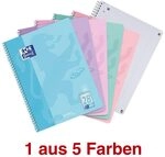 Oxford TOUCH Collegeblock DIN A4 kariert pastell flieder, pastell blau, pastell...