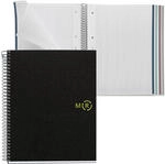 MIQUELRIUS Eco Design Collegeblock DIN A4 kariert schwarz