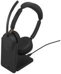 Jabra Evolve3 65 UC Stereo Headset On-Ear schwarz