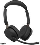 Jabra Evolve3 65 MS Stereo Headset On-Ear schwarz