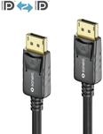 Sonero DisplayPort 1.2v Kabel, 4K60, 30AWG, schwarz, 1,50m