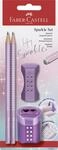 FABER-CASTELL Bleistift-Set Grip Sparkle