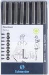 Schneider Fineliner-Set 0.05 + 0.1 + 0.2 + 0.4 + 0.5 + 0.7 + 0.9 mm Schwarz