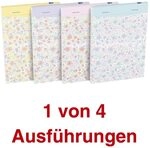OXFORD Notizblock GO Floral DIN A6 liniert