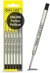 ONLINE&reg; Kugelschreiberminen 6 St. 0.6 mm Schwarz