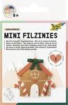 folia N&auml;hset Mini Filzinies LEBKUCHENHAUS braun