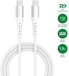 4smarts USB-C Kabel PrimeCord 60W 1,5m, wei&szlig;