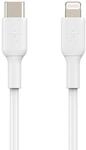 Belkin BoostCharge 2 m USB-C/Lighting Kabel, wei&szlig;