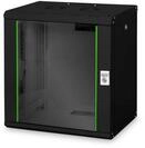 Digitus 12HE 19"-Wandgeh&auml;use Unique Serie RAL 9005 schwarz
