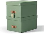 LEITZ Aufbewahrungsboxen Puro 27,5 x 37,5 x 20,0 cm, gr&uuml;n