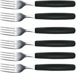 VICTORINOX Gabeln Tafelgabeln schwarz, silber