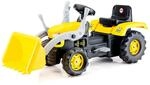 DOLU Kinder Tretschaufeltraktor gelb