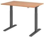 HAMMERBACHER VXMKA12/N/G elektrisch h&ouml;henverstellbarer Schreibtisch 70,0 - 120,0 cm