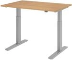 HAMMERBACHER VXMKA12/E/S elektrisch h&ouml;henverstellbarer Schreibtisch 70,0 - 120,0 cm