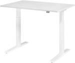 HAMMERBACHER VXMKA12/W/W elektrisch h&ouml;henverstellbarer Schreibtisch 70,0 - 120,0 cm