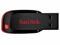 Sandisk SDCZ50-064G-B35, SanDisk Cruzer Blade schwarz 64GB, USB-A 2.0