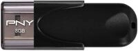 PNY USB-Stick Attach&eacute; 4 schwarz 8 GB