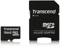 Transcend TS16GUSDHC10 microSDHC Speicherkarte 16 GB