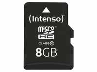 Intenso 3413460, Intenso microSDHC Card 8GB C10 Speicherkarte