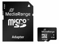 MEDIARANGE MR956, MediaRange microSDHC 4GB Speicherkarte