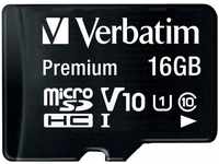 Verbatim 44082, Verbatim micro SDHC Card 16GB Speicherkarte
