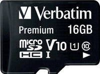 Verbatim Speicherkarte micro SDHC Card 16GB