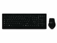 MediaRange Tastatur-Maus-Set kabellos MROS104 schwarz