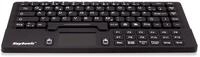 KeySonic KSK-5031IN Mini Tastatur mit Touchpad - QWERTZ DE - schwarz