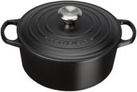 Le Creuset Br&auml;ter 24cm, mattschwarz