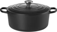Le Creuset Br&auml;ter 22cm, mattschwarz