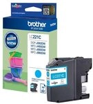 Brother Original LC-221C Druckerpatrone cyan 260 Seiten (LC221C)