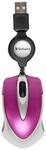 Verbatim Go Mini Optical Travel kabelgebundene Maus - Hot Pink