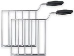 SMEG 2 Sandwich-Zangen f&uuml;r 2-Scheiben-Toaster TSSR01
