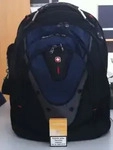 Wenger 600638, Wenger Ibex Notebook-Rucksack 43.9 cm (17") Schwarz/Blau