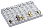 WEDO Z&auml;hlbrett lichtgrau 27,9 x 18,8 x 4,8 cm