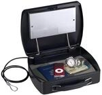 Master Lock&reg; P008EML Tragbarer Tresor schwarz