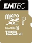 Emtec Gold+ microSD Speicherkarte 128 GB inkl. SD-Adapter