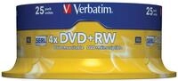 Verbatim DVD+RW 4,7GB 25er Sp. Spindel