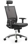 Mayer B&uuml;rostuhl myOPTIMAX, 2486 Stoff schwarz, Gestell alu