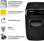 Fellowes Automax 200c Aktenvernichter mit Partikelschnitt