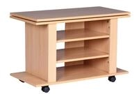 WOHNLING B&uuml;rowagen 75,0 x 38,0 x 51,0 cm buche