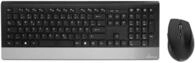 MediaRange MROS105 kabelloses Tastatur-Maus-Set - QWERTZ DE -schwarz