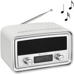 soundmaster UR190WE Radiowecker wei&szlig;