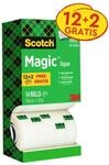 Scotch Magic&trade; Tape Klebefilm matt 19,0 mm x 33,0 m 12 Rollen + GRATIS 2 Rollen