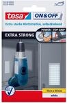 tesa Klettband ON & OFF&reg; EXTRA STRONG wei&szlig;, 2 St.