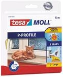 tesa Dichtungsb&auml;nder P-Profil 9 mm x 6 m wei&szlig;