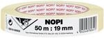 NOPI Kreppband 19 mm x 50 m beige