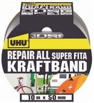 UHU Gewebeb&auml;nder Repair All Kraftband 50 mm x 10 m silber