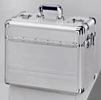 ALUMAXX Pilotenkoffer BETHA silber bis 43,2 cm (17 Zoll)